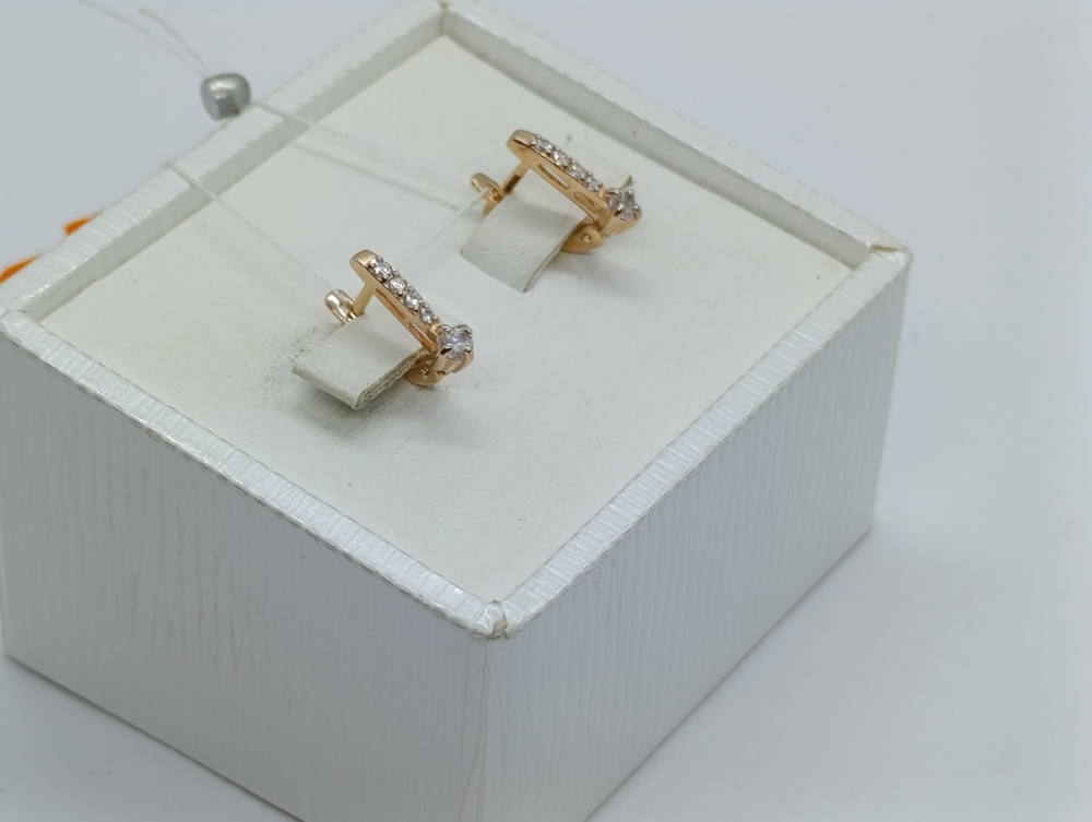 СКМИ585 СЕРЬГИ С КАМНЯМИ (Au 585) СКМИ585 СЕРЬГИ С КАМНЯМИ (Au 585)