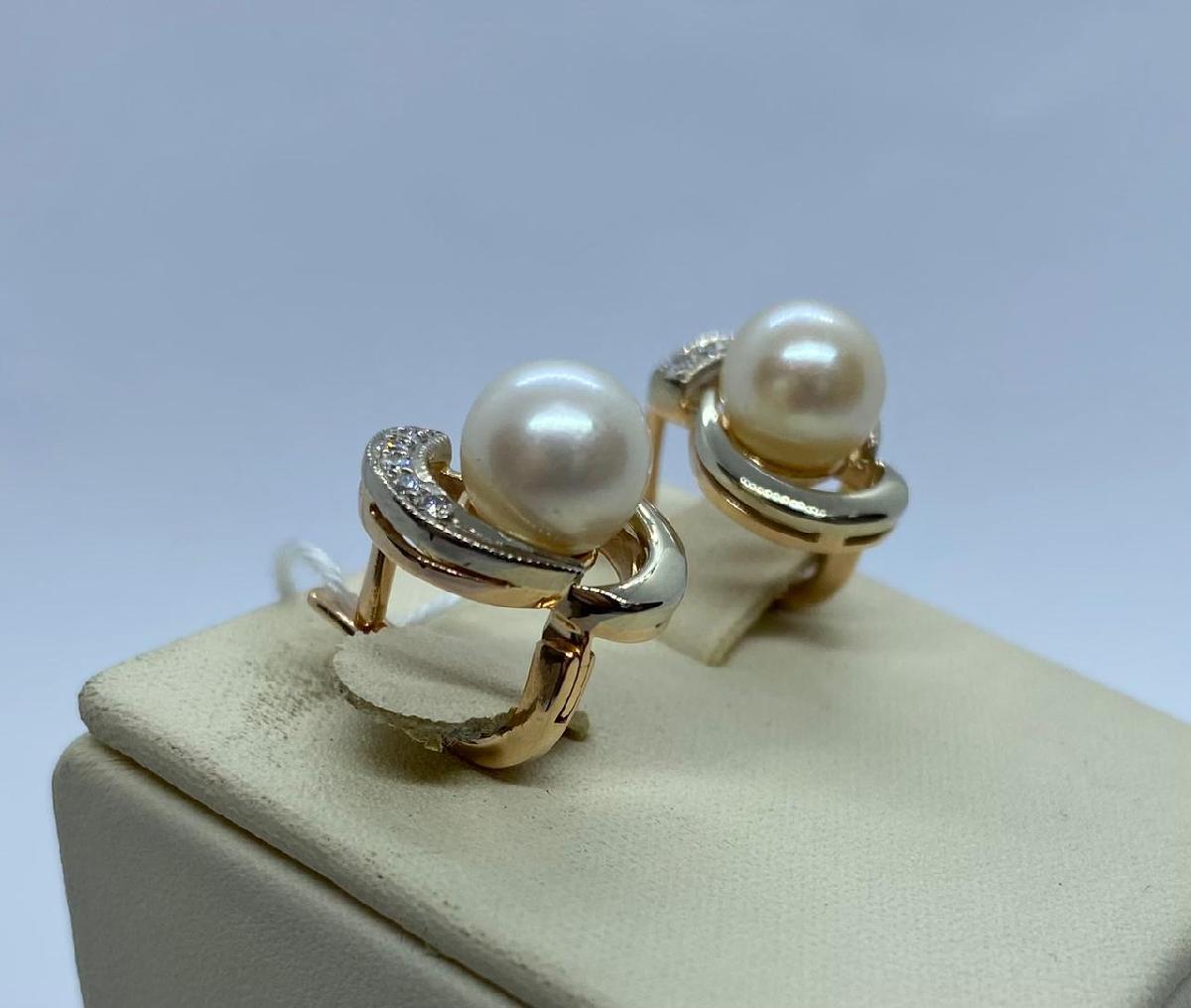 СЕРЬГИ БРИЛЛИАНТ (Au 585)