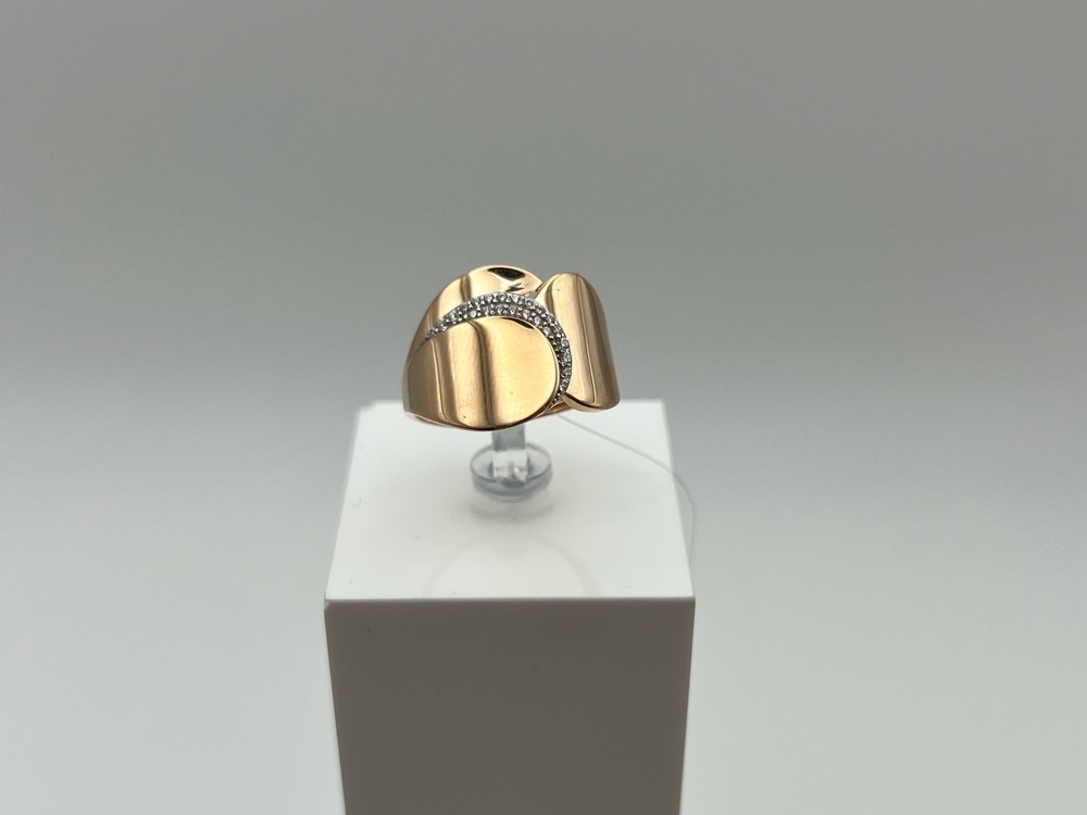 КОЛЬЦО С КАМНЯМИ (Au 585)