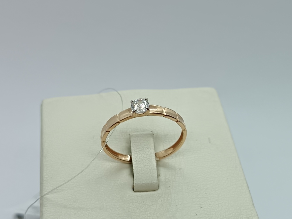 КОЛЬЦО С КАМНЕМ (Au 585)