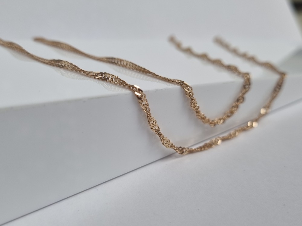 ЦЛСИ585 ЦЕПЬ ПОЛНОВЕСНАЯ Сингапур (Au 585)