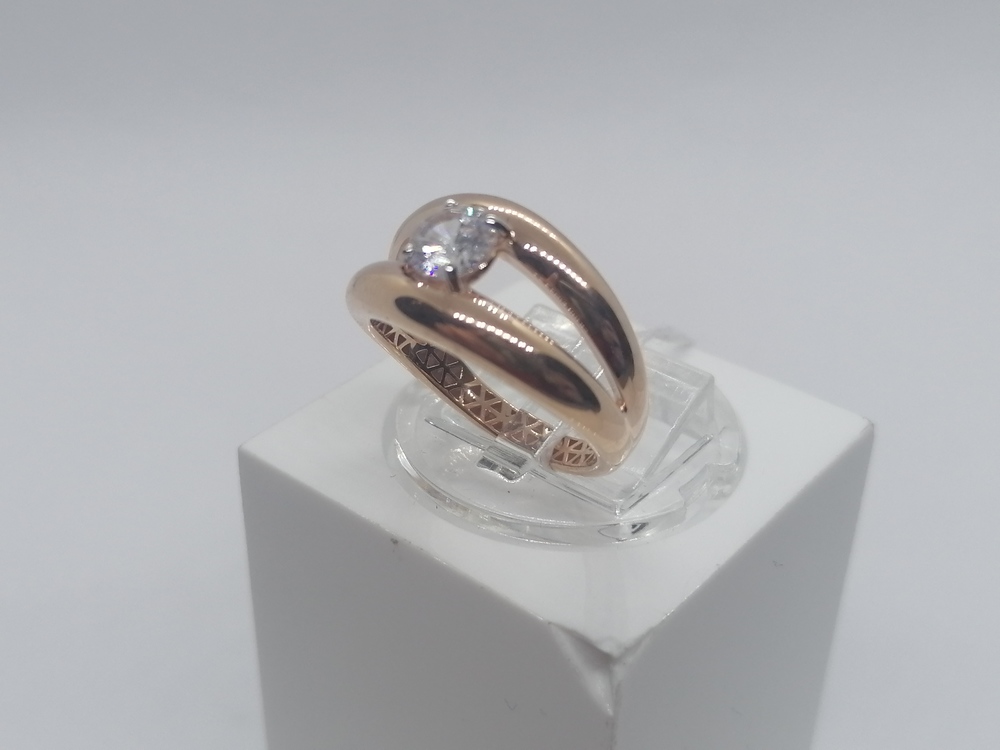 КОЛЬЦО С КАМНЕМ (Au 585)