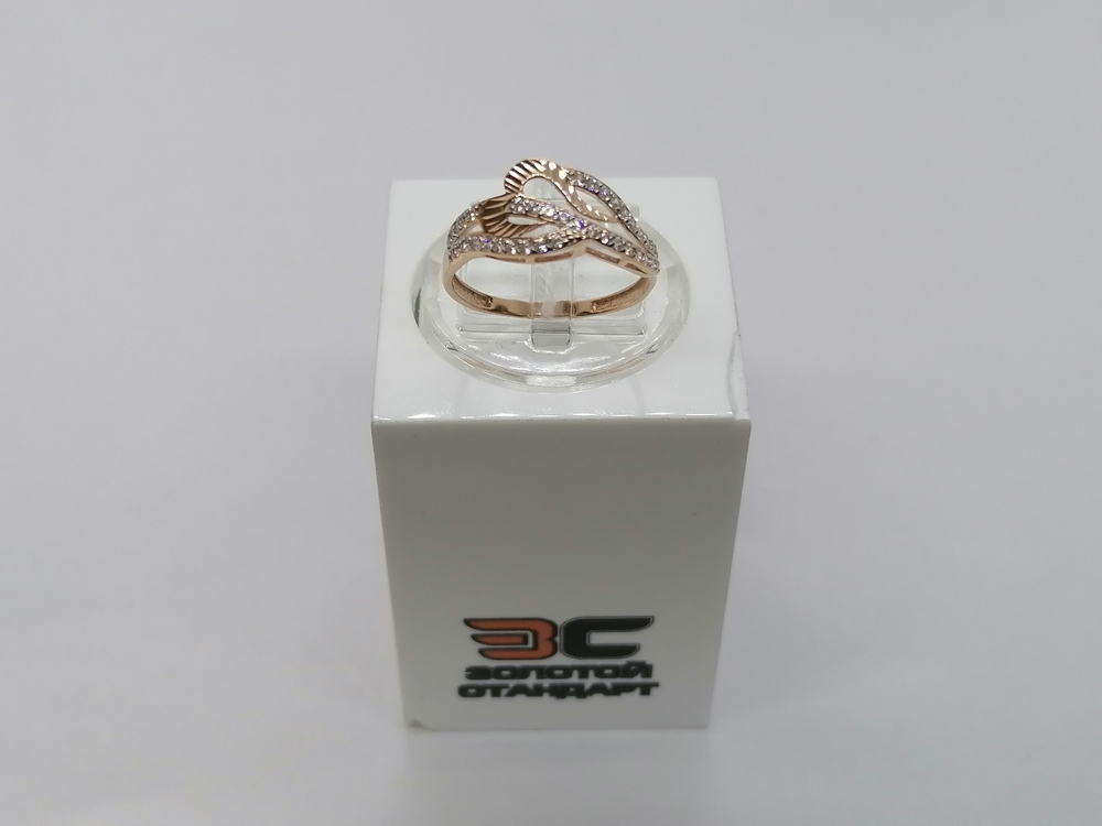 КОЛКМИ585 КОЛЬЦО С КАМНЯМИ (Au 585)