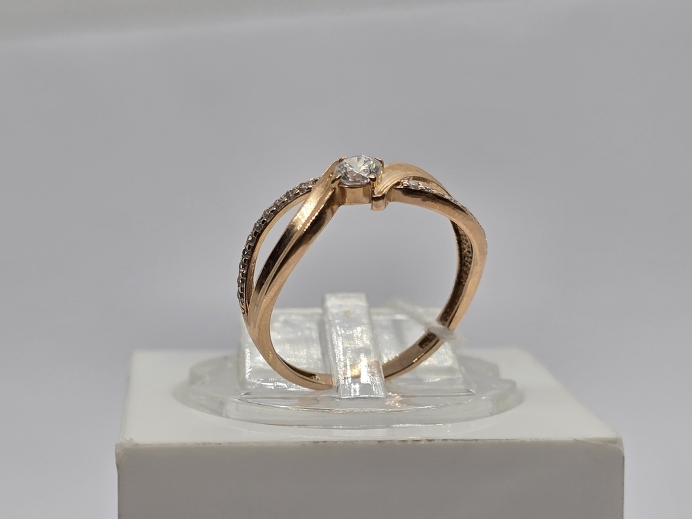 КОЛКМИ375 КОЛЬЦО С КАМНЯМИ (Au 375)