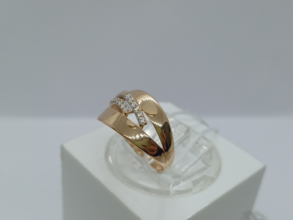КОЛКМИ585 КОЛЬЦО С КАМНЯМИ (Au 585)