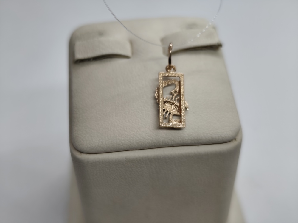 ПОДВЕСКА ЗНАК ЗОДИАКА СКОРПИОН (Au 585)