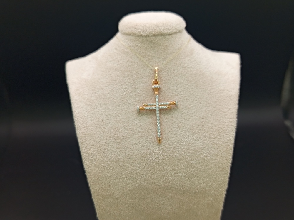 ПОДВЕСКА С КАМНЯМИ (Au 585)