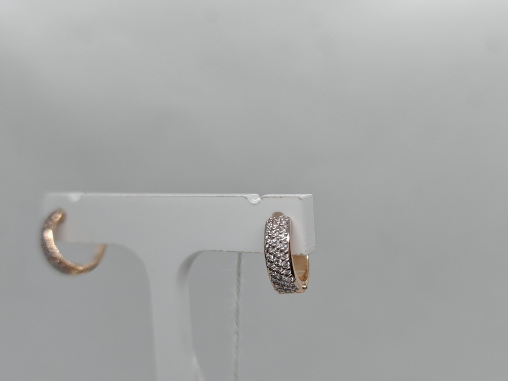 СКМИ585 СЕРЬГИ С КАМНЯМИ (Au 585)