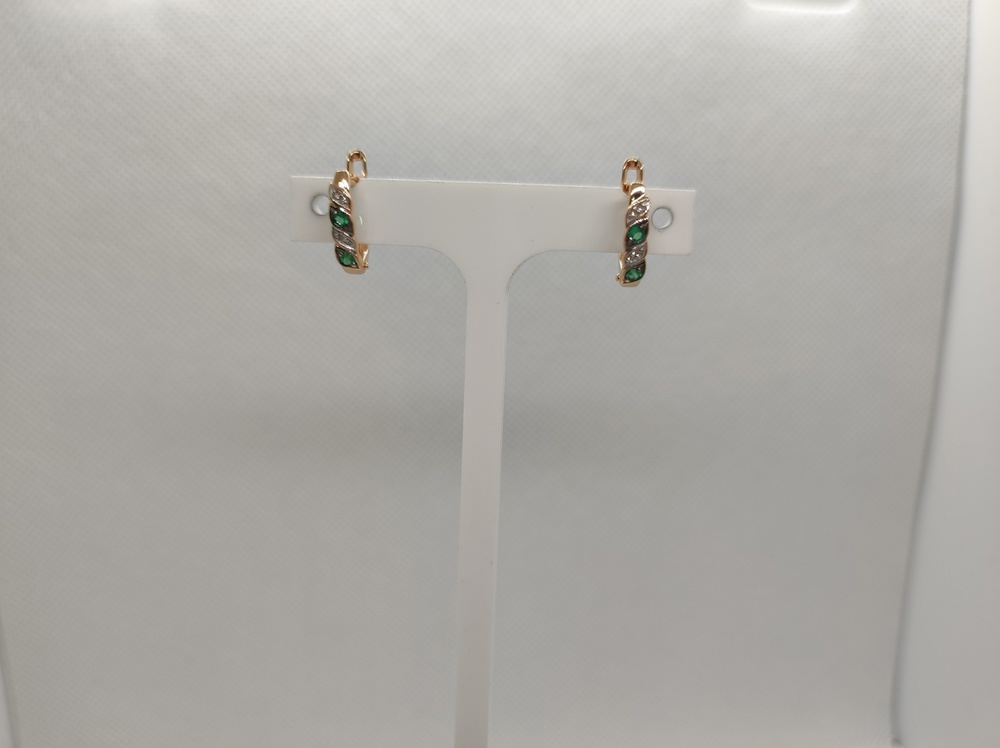 СЕРЬГИ С КАМНЯМИ (Au 585)