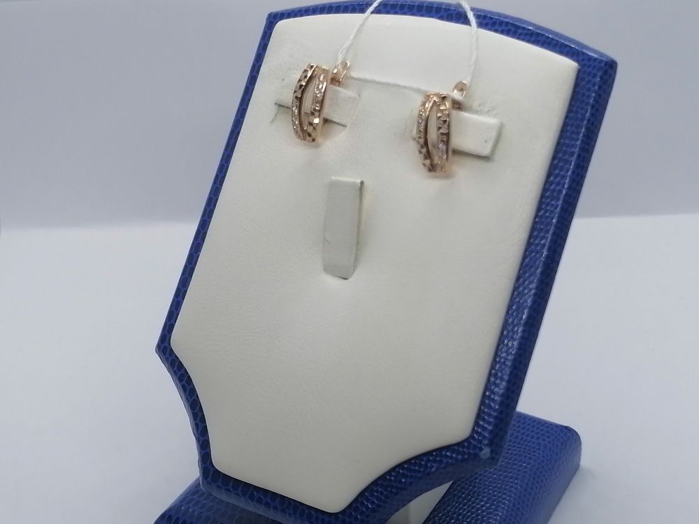 СЕРЬГИ С КАМНЯМИ (Au 585)