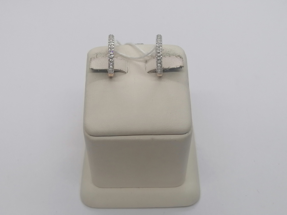 СКМИ585 СЕРЬГИ С КАМНЯМИ (Au 585)