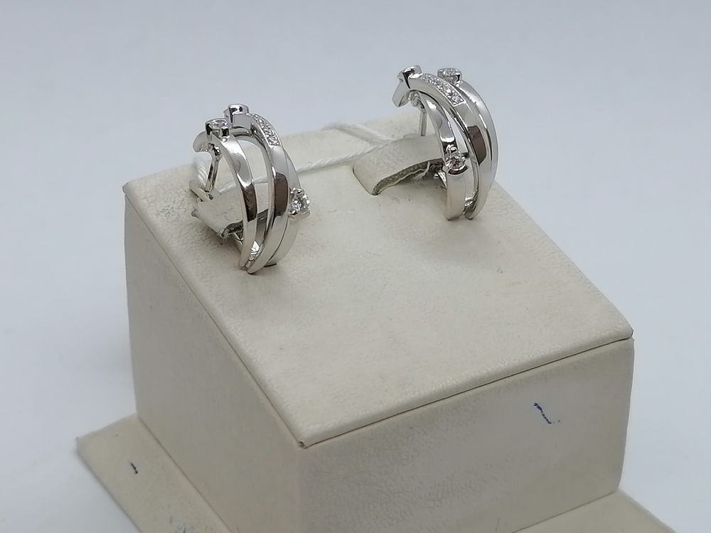 СЕРЬГИ БРИЛЛИАНТ Au 750