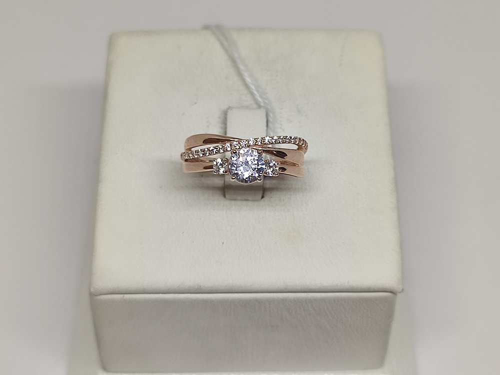 КОЛКМИ585 КОЛЬЦО С КАМНЯМИ (Au 585)