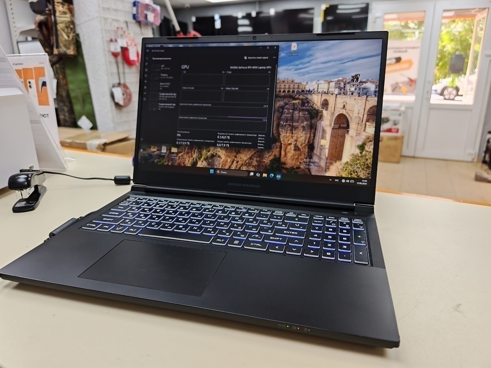 Ноутбук ARDOR Gaming; Core I5-12450H, GeForce RTX 4050, 16 Гб, 2 Tb, Нет