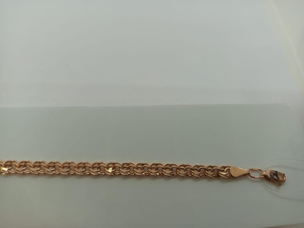 670007022 БРАСЛЕТ ПУСТОТЕЛЫЙ (Au 585)