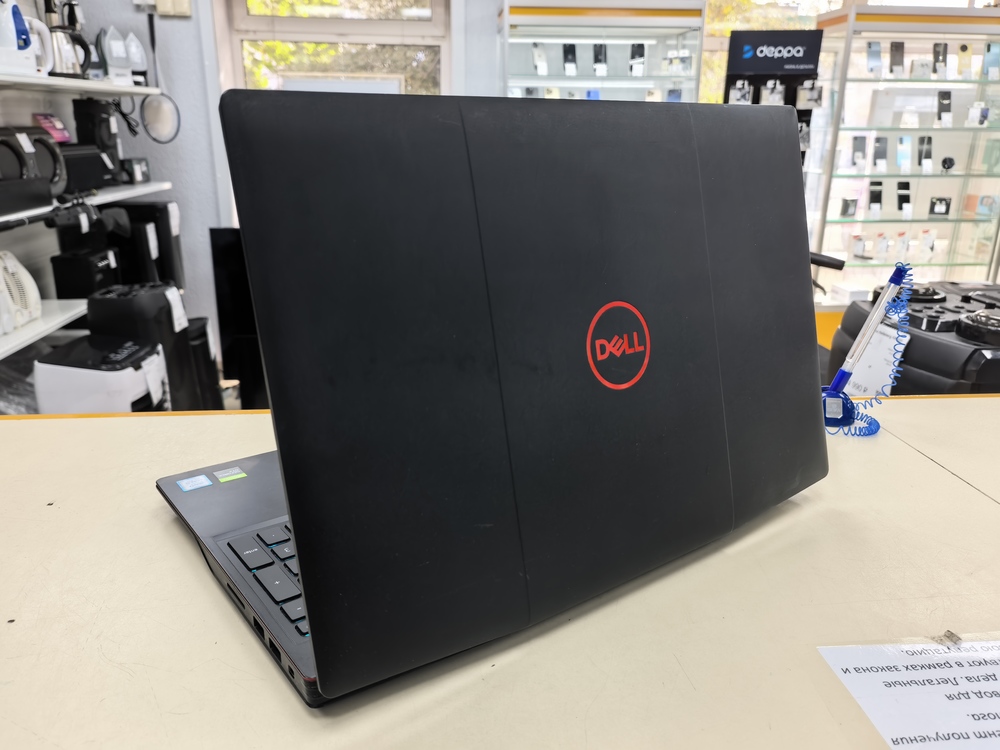 Ноутбук DELL; Core i5-9300H, GeForce GTX 1660 Ti Max-Q, 8 Гб, 480 Гб, Нет