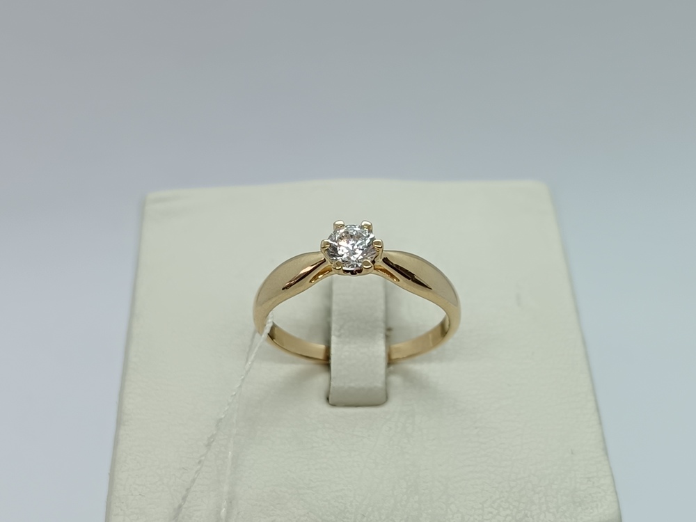 КОЛЬЦО С КАМНЕМ (Au 585)