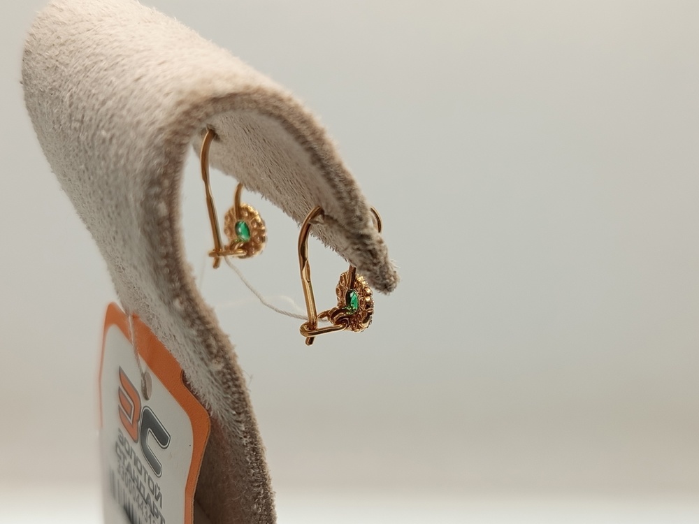 СЕРЬГИ С КАМНЯМИ (Au 585)