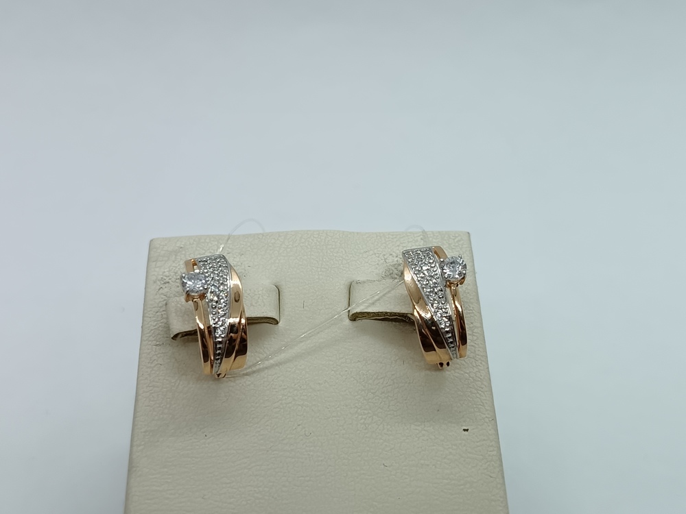 СЕРЬГИ С КАМНЯМИ (Au 585)