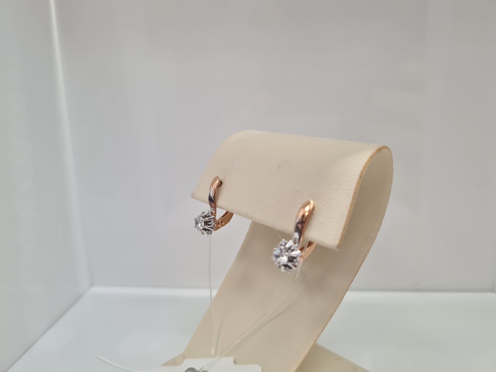 СЕРЬГИ С КАМНЯМИ (Au 585)