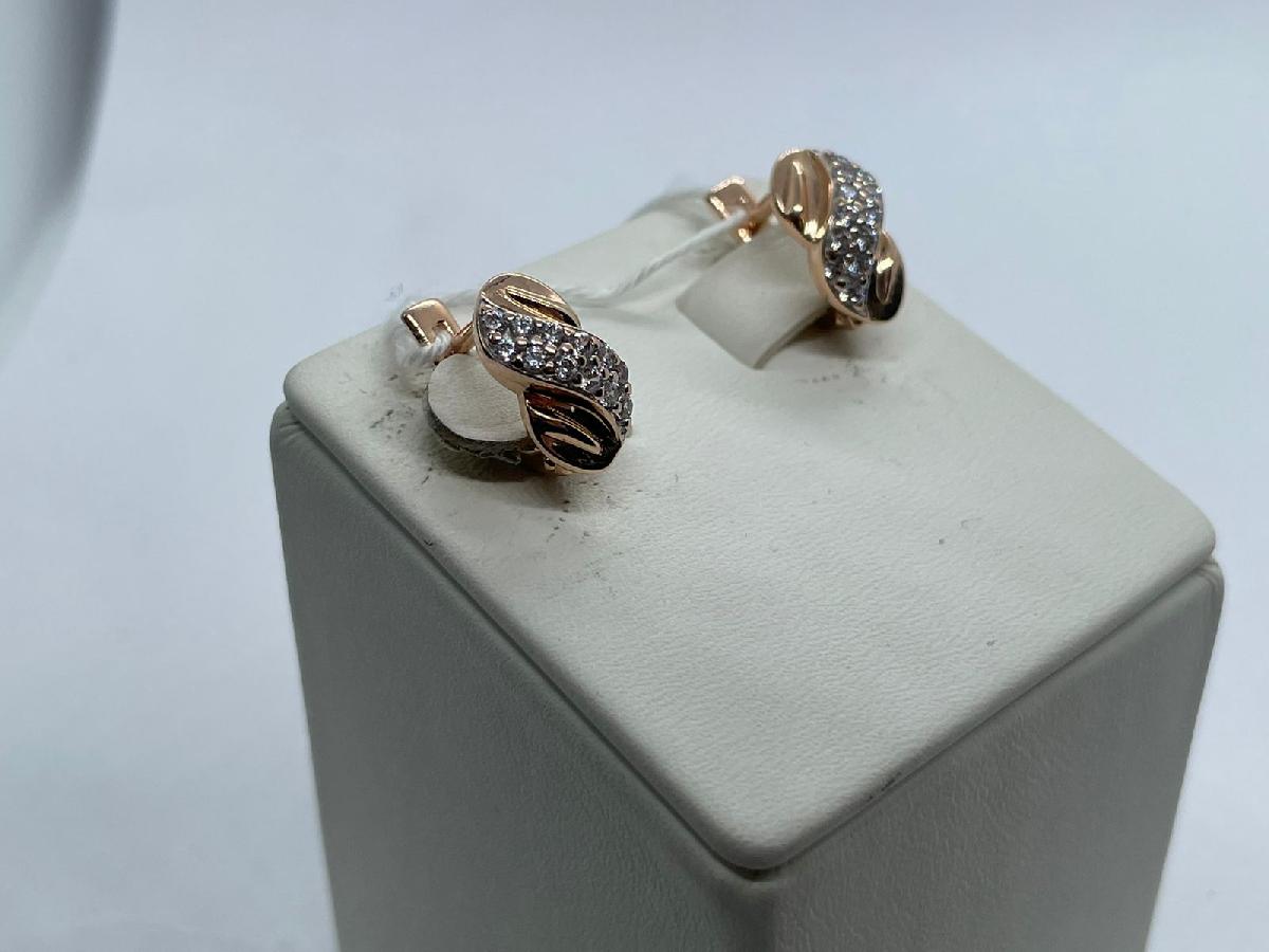 СЕРЬГИ С КАМНЯМИ (Au 585)