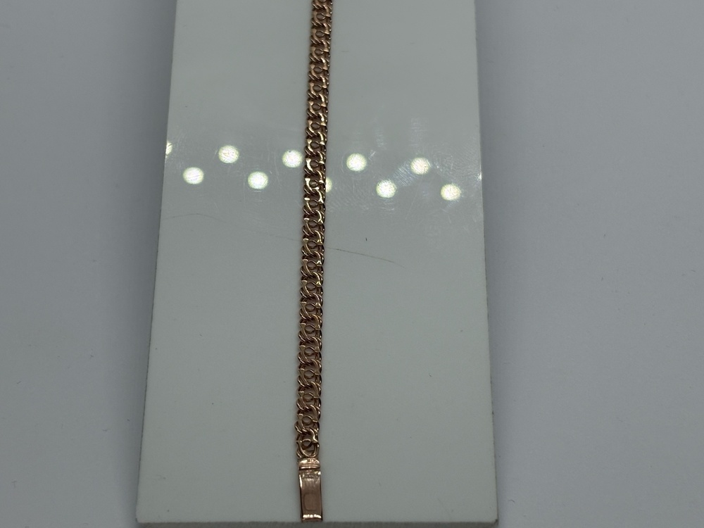 БРАСЛЕТ ПОЛНОВЕСНЫЙ Бисмарк арбский (Au 585)