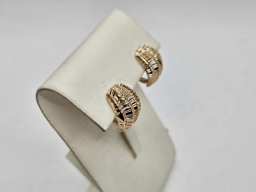 СЕРЬГИ БЕЗ КАМНЯ (Au 585)