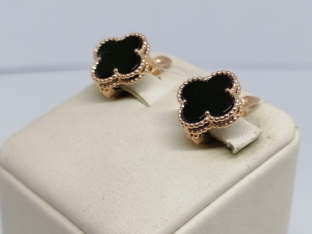 СЕРЬГИ ОНИКС (Au 585)