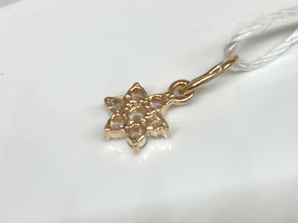 ПОДКМИ585 ПОДВЕСКА С КАМНЯМИ (Au 585)