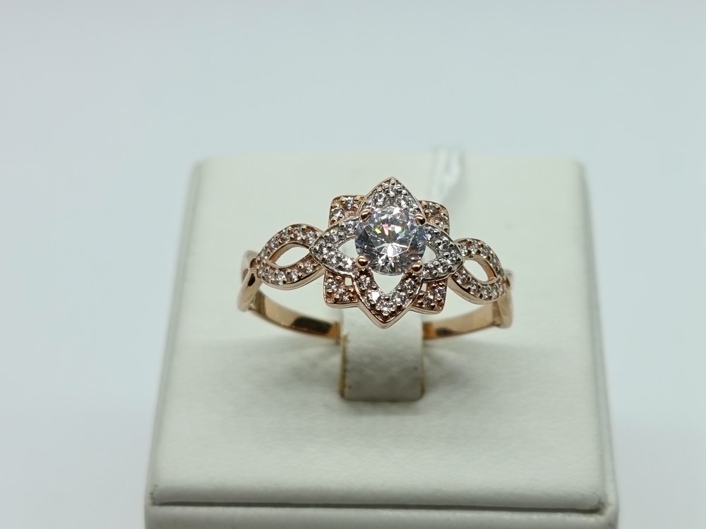 КОЛКМИ585 КОЛЬЦО С КАМНЯМИ (Au 585)