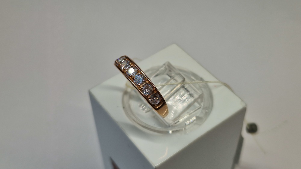 КОЛЬЦО С КАМНЯМИ (Au 585)