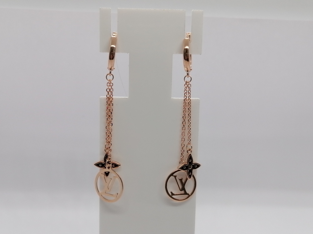 01-207818 СЕРЬГИ ЭМАЛЬ (Au 585)