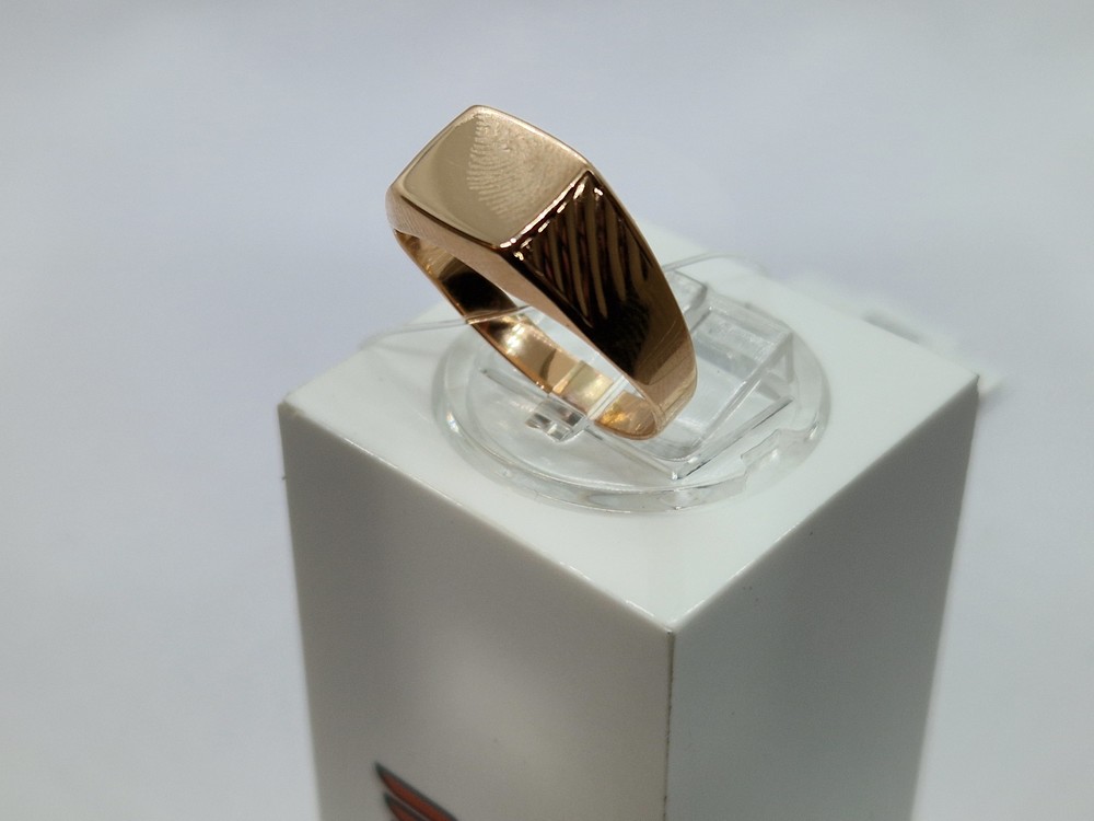 01-7478 КОЛЬЦО ПЕЧАТКА без камня (Au 585)