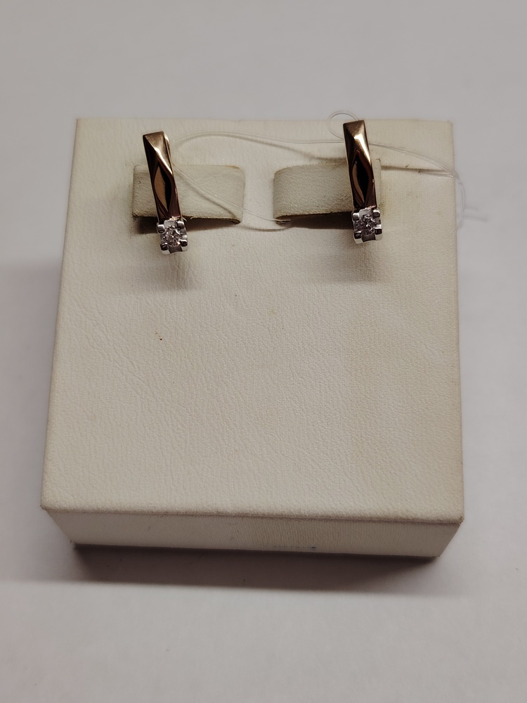 СЕРЬГИ С КАМНЕМ (Au 585)