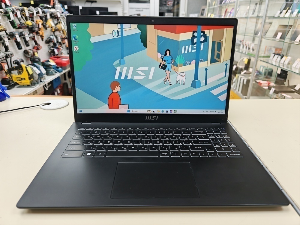 Ноутбук MSI; Core i5-1235U, Iris(R) Xe Graphics, 8 Гб, 256 Гб, Нет