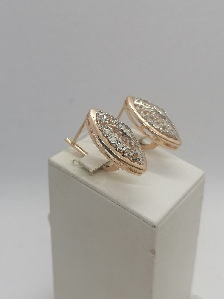 СЕРЬГИ С КАМНЕМ (Au 585)