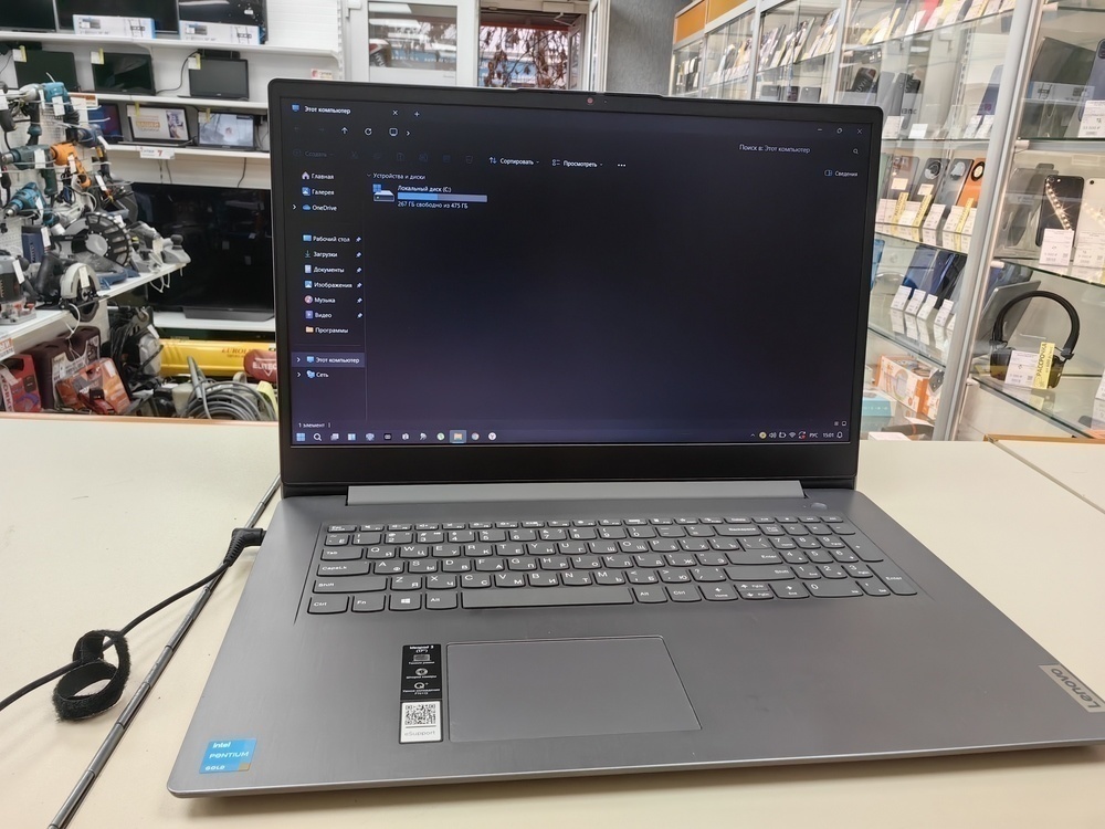Ноутбук Lenovo 123; Pentium Gold 7505, HD Graphics, 12 Гб, 500 Гб, Нет