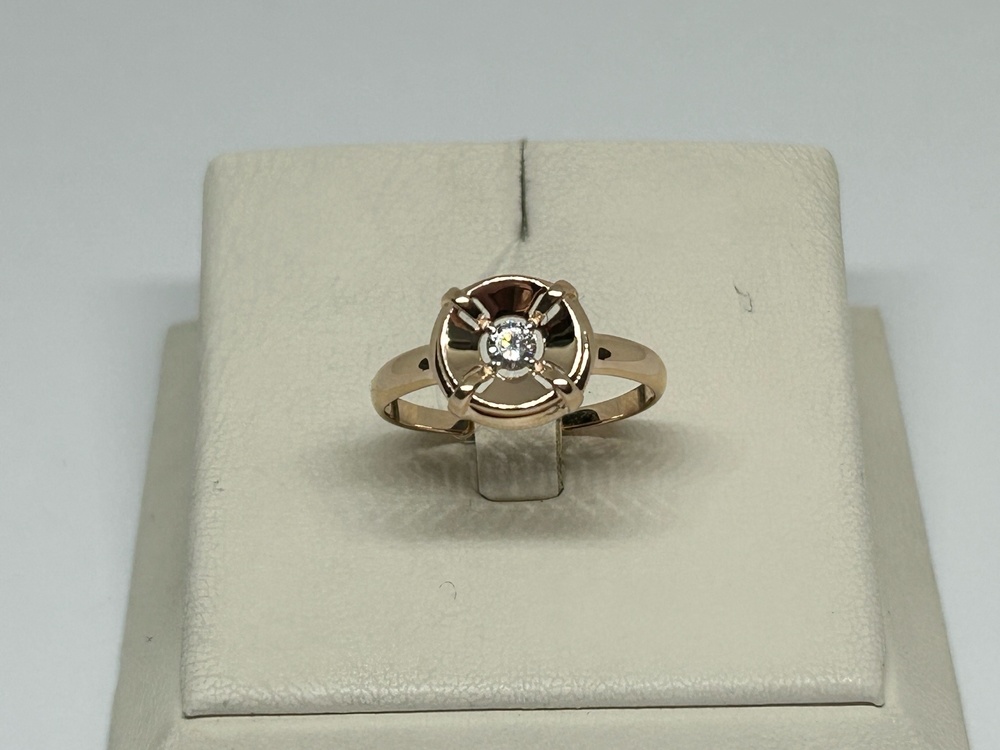 КОЛЬЦО С КАМНЕМ (Au 585)