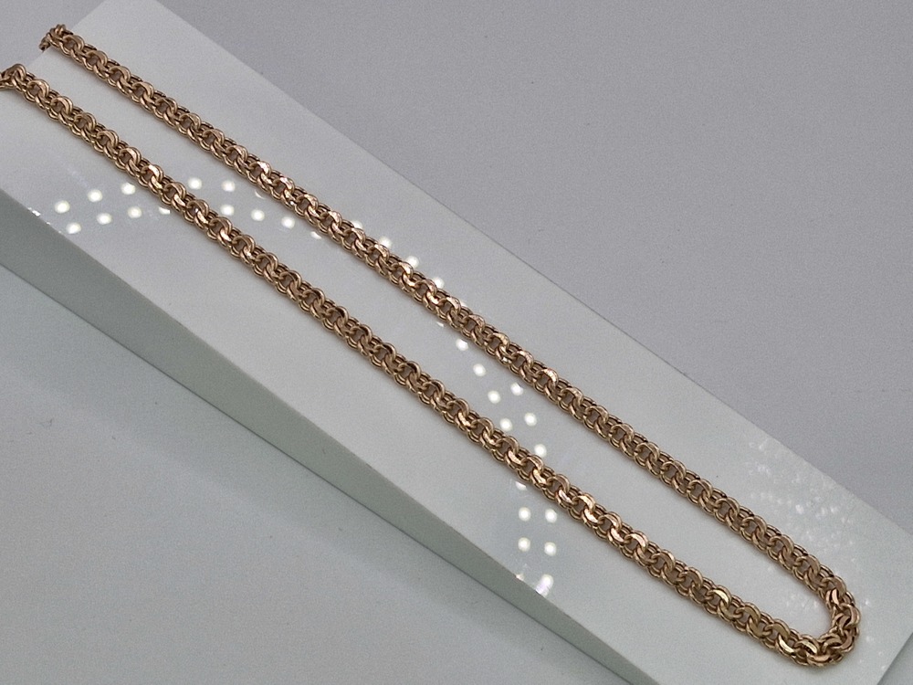 ЦЕПЬ ПУСТОТЕЛАЯ Бисмарк (Au 585)