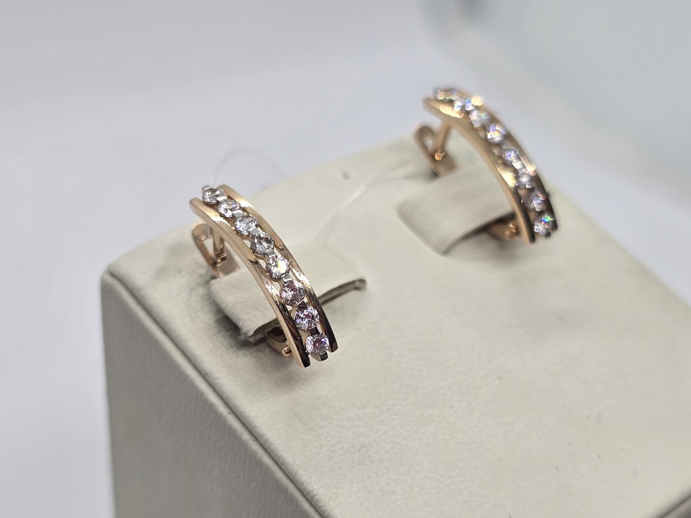 СЕРЬГИ С КАМНЯМИ (Au 585)