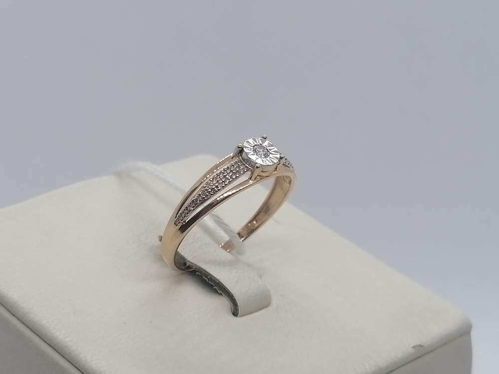 КОЛЬЦО БРИЛЛИАНТ Au 585