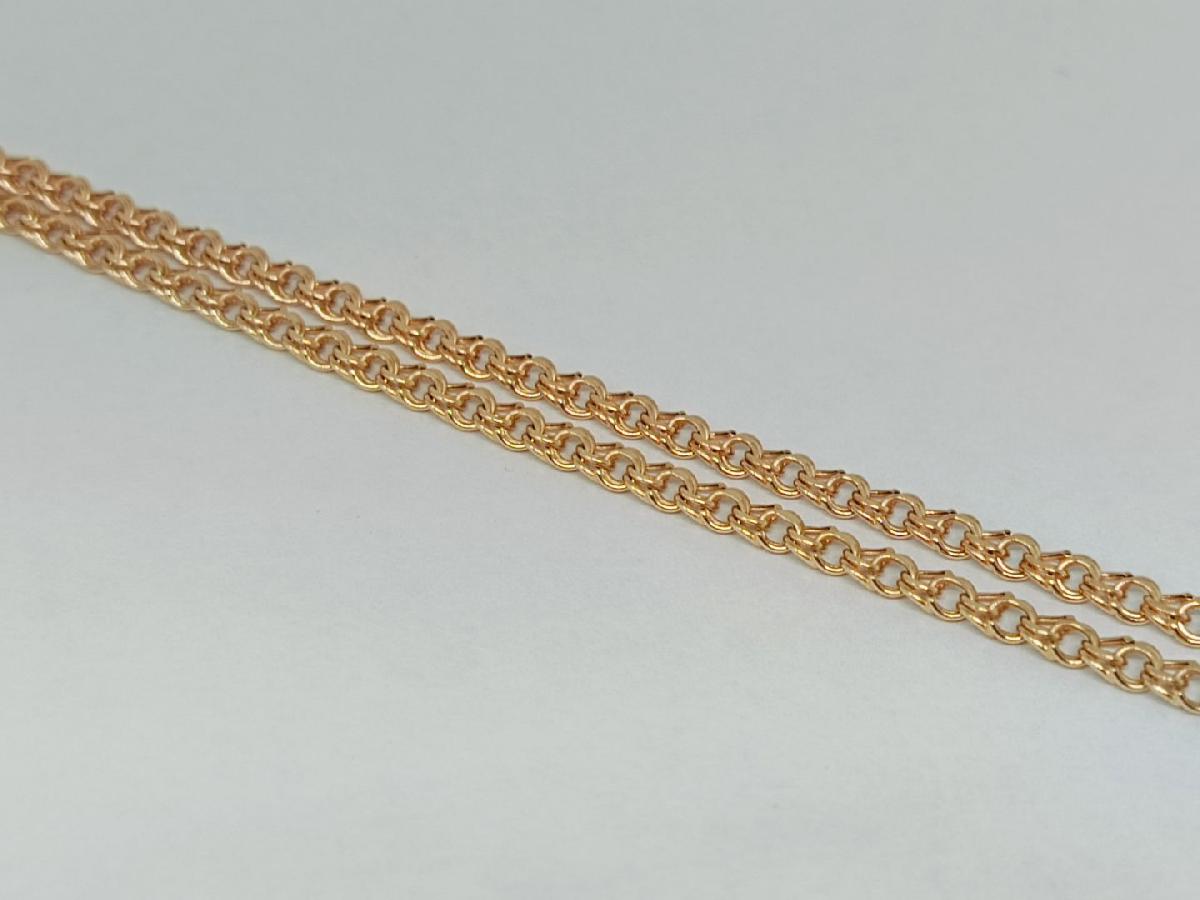 ЦЕПЬ ПУСТОТЕЛАЯ Бисмарк (Au 585)