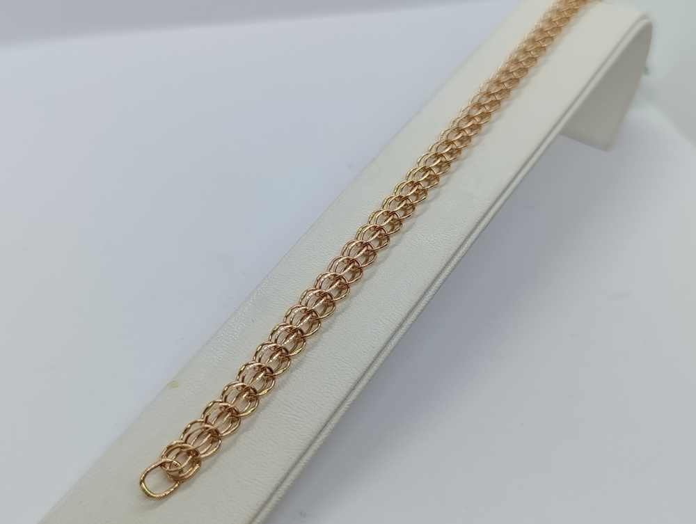 170005 БРАСЛЕТ ПОЛНОВЕСНЫЙ Итальянка (Au 585)