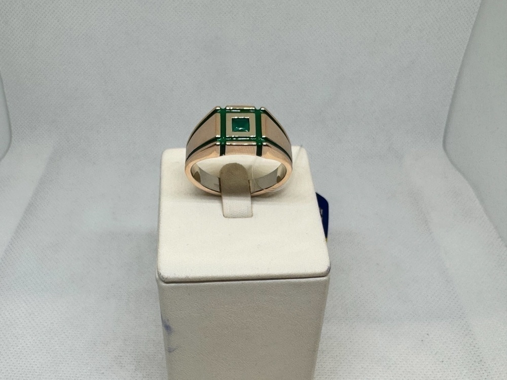 КОЛЬЦО ПЕЧАТКА с камнем (Au 585)