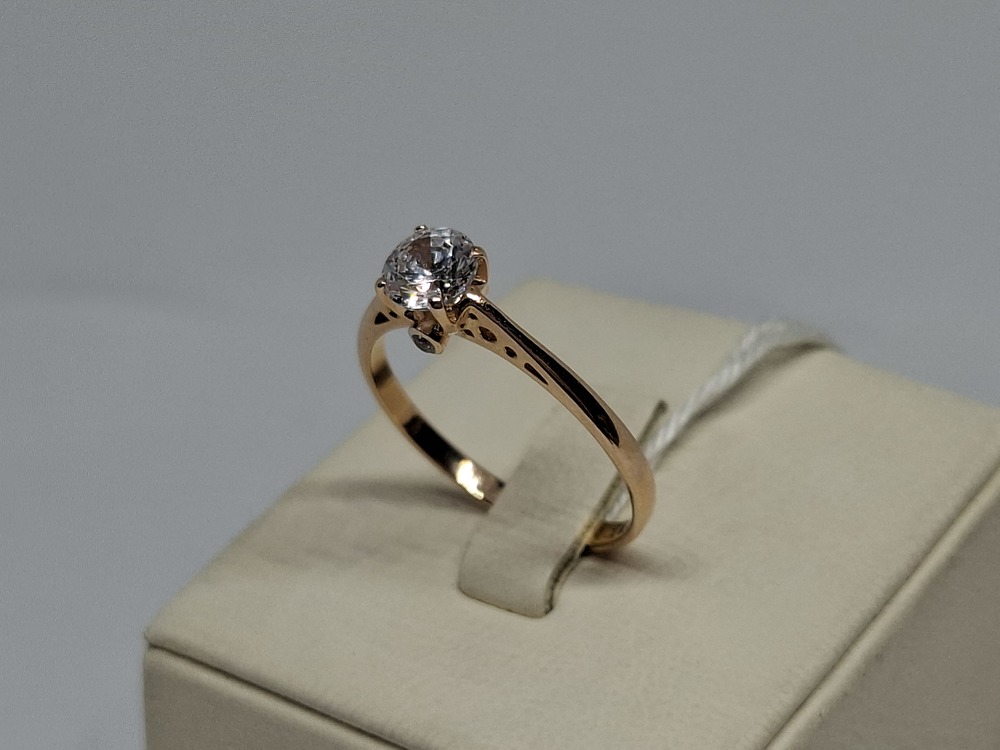 КОЛКМИ585 КОЛЬЦО С КАМНЯМИ (Au 585)