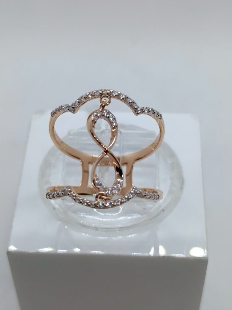 КОЛКМИ585 КОЛЬЦО С КАМНЯМИ (Au 585)