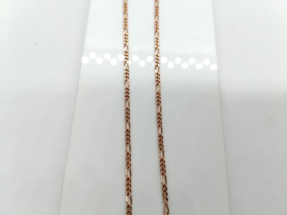 ЦЛФК585 ЦЕПЬ ПОЛНОВЕСНАЯ Фигаро(картье) (Au 585)