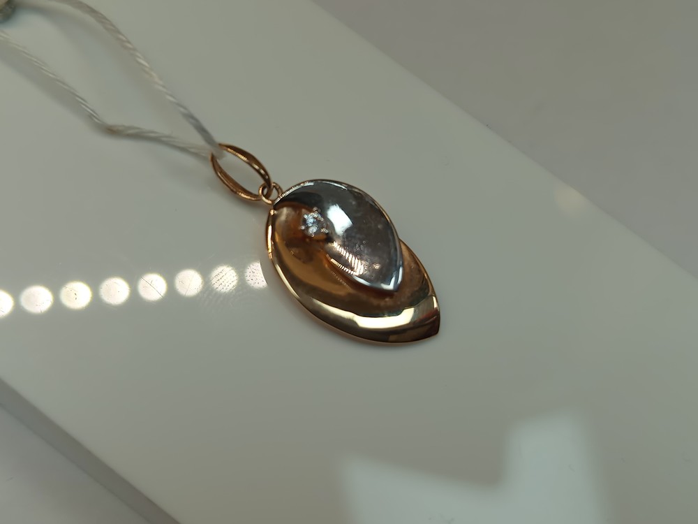 ПОДКМ585 ПОДВЕСКА С КАМНЕМ (Au 585)