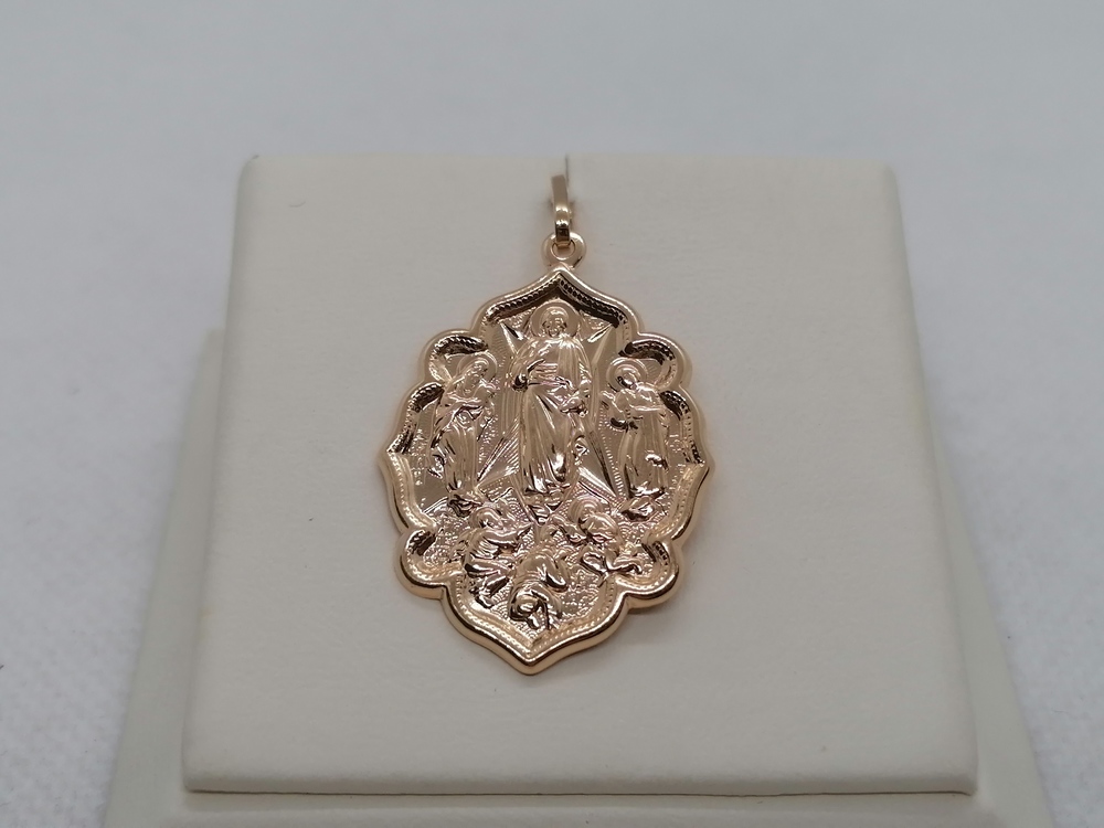 ПОДИБК585 ПОДВЕСКА ИКОНА БЕЗ КАМНЯ (Au 585)