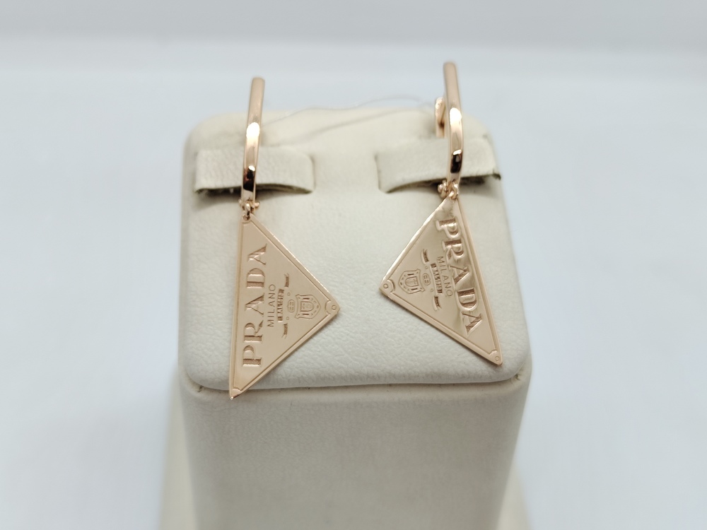 СЕРЬГИ БЕЗ КАМНЯ (Au 585)